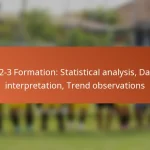 5-2-3 Formation: Statistical analysis, Data interpretation, Trend observations